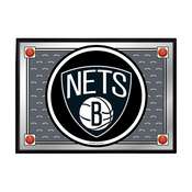 Brooklyn Nets: Team Spirit - Framed Mirrored Wall Sign, FNB-NBBNET-265-02A