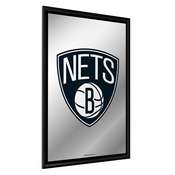 Brooklyn Nets: Framed Mirrored Wall Sign, NBBNET-275-01