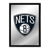 Brooklyn Nets: Framed Mirrored Wall Sign, NBBNET-275-01