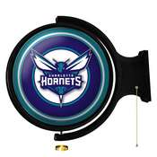 Charlotte Hornets: Original Round Rotating Lighted Wall Sign, NBCHAR-115-01