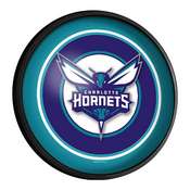 Charlotte Hornets: Round Slimline Lighted Wall Sign, NBCHAR-130-01