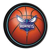 Charlotte Hornets: Basketball - Round Slimline Lighted Wall Sign, NBCHAR-130-02
