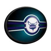 Charlotte Hornets: Oval Slimline Lighted Wall Sign, NBCHAR-140-01