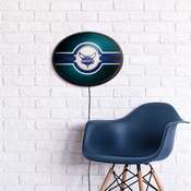 Charlotte Hornets: Oval Slimline Lighted Wall Sign, NBCHAR-140-01