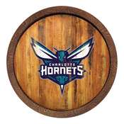 Charlotte Hornets: "Faux" Barrel Top Sign, FNB-NBCHAR-240-01