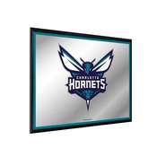 Charlotte Hornets: Framed Mirrored Wall Sign - Horizontal, FNB-NBCHAR-265-01A