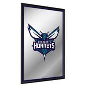 Charlotte Hornets: Framed Mirrored Wall Sign - Vertical, FNB-NBCHAR-275-01A