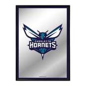 Charlotte Hornets: Framed Mirrored Wall Sign - Vertical, FNB-NBCHAR-275-01A
