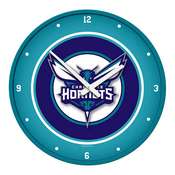 Charlotte Hornets: Modern Disc Wall Clock, NBCHAR-510-01