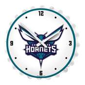 Charlotte Hornets: Bottle Cap Lighted Wall Clock, NBCHAR-545-01