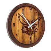 Charlotte Hornets: "Faux" Barrel Top Clock, FNB-NBCHAR-560-01