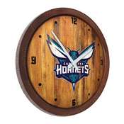 Charlotte Hornets: "Faux" Barrel Top Clock, FNB-NBCHAR-560-01