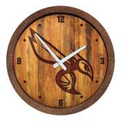 Charlotte Hornets: Logo - "Faux" Barrel Top Clock, FNB-NBCHAR-560-04