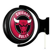 Chicago Bulls: Original Round Rotating Lighted Wall Sign, NBCHIC-115-01