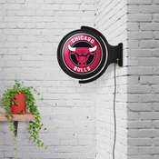 Chicago Bulls: Original Round Rotating Lighted Wall Sign, NBCHIC-115-01
