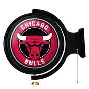 Chicago Bulls: Original Round Rotating Lighted Wall Sign, NBCHIC-115-01