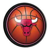 Chicago Bulls: Basketball - Round Slimline Lighted Wall Sign, NBCHIC-130-02