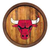 Chicago Bulls: "Faux" Barrel Top Sign, FNB-NBCHIC-240-01