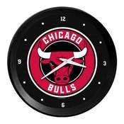 Chicago Bulls: Ribbed Frame Wall Clock, NBCHIC-530-01