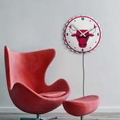 Chicago Bulls: Bottle Cap Lighted Wall Clock, NBCHIC-545-01