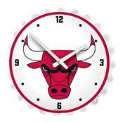 Chicago Bulls: Bottle Cap Lighted Wall Clock, NBCHIC-545-01