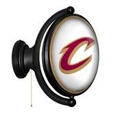Cleveland Cavaliers: Original Oval Rotating Lighted Wall Sign, FNB-NBCLVD-125-01A