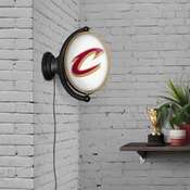 Cleveland Cavaliers: Original Oval Rotating Lighted Wall Sign, FNB-NBCLVD-125-01A