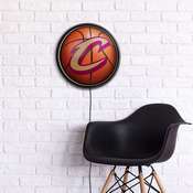 Cleveland Cavaliers: Basketball - Round Slimline Lighted Wall Sign, NBCLVD-130-02