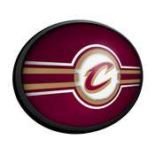 Cleveland Cavaliers: Oval Slimline Lighted Wall Sign, NBCLVD-140-01