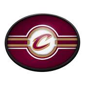 Cleveland Cavaliers: Oval Slimline Lighted Wall Sign, NBCLVD-140-01