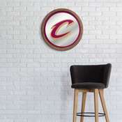 Cleveland Cavaliers: "Faux" Barrel Top Mirrored Wall Sign, FNB-NBCLVD-245-01A