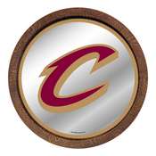 Cleveland Cavaliers: "Faux" Barrel Top Mirrored Wall Sign, FNB-NBCLVD-245-01A