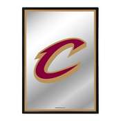 Cleveland Cavaliers: Framed Mirrored Wall Sign - Vertical, FNB-NBCLVD-275-01A
