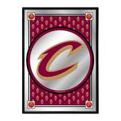 Cleveland Cavaliers: Team Spirit - Framed Mirrored Wall Sign - Vertical, NBCLVD-275-02