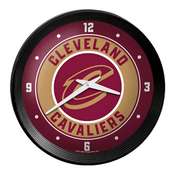 Cleveland Cavaliers: Ribbed Frame Wall Clock, NBCLVD-530-01