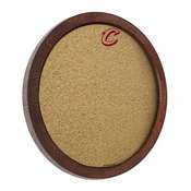 Cleveland Cavaliers: "Faux" Barrel Framed Cork Board, NBCLVD-632-01