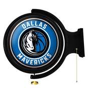 Dallas Mavericks: Original Round Rotating Lighted Wall Sign, NBDALM-115-01