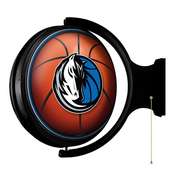 Dallas Mavericks: Basketball - Original Round Rotating Lighted Wall Sign, NBDALM-115-02
