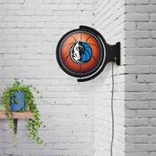 Dallas Mavericks: Basketball - Original Round Rotating Lighted Wall Sign, NBDALM-115-02
