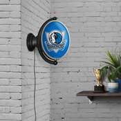 Dallas Mavericks: Original Oval Rotating Lighted Wall Sign, NBDALM-125-01