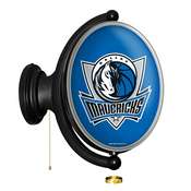 Dallas Mavericks: Original Oval Rotating Lighted Wall Sign, NBDALM-125-01