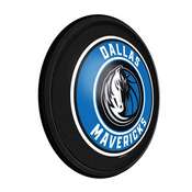 Dallas Mavericks: Round Slimline Lighted Wall Sign, NBDALM-130-01