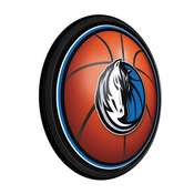 Dallas Mavericks: Basketball - Round Slimline Lighted Wall Sign, NBDALM-130-02