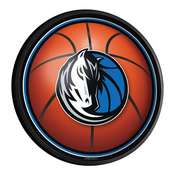 Dallas Mavericks: Basketball - Round Slimline Lighted Wall Sign, NBDALM-130-02
