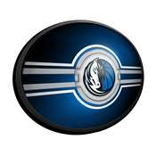 Dallas Mavericks: Oval Slimline Lighted Wall Sign, NBDALM-140-01