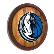 Dallas Mavericks: "Faux" Barrel Top Sign, FNB-NBDALM-240-01