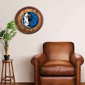 Dallas Mavericks: "Faux" Barrel Top Sign, FNB-NBDALM-240-01