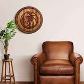 Dallas Mavericks: "Faux" Barrel Top Sign, FNB-NBDALM-240-01
