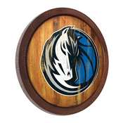 Dallas Mavericks: "Faux" Barrel Top Sign, FNB-NBDALM-240-01