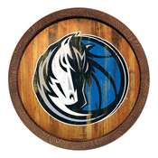 Dallas Mavericks: "Faux" Barrel Top Sign, FNB-NBDALM-240-01
